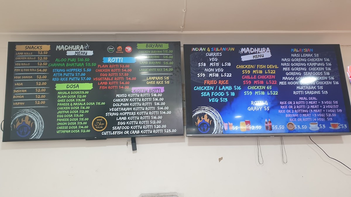 Menu Madhura Dine In & Take Away-1