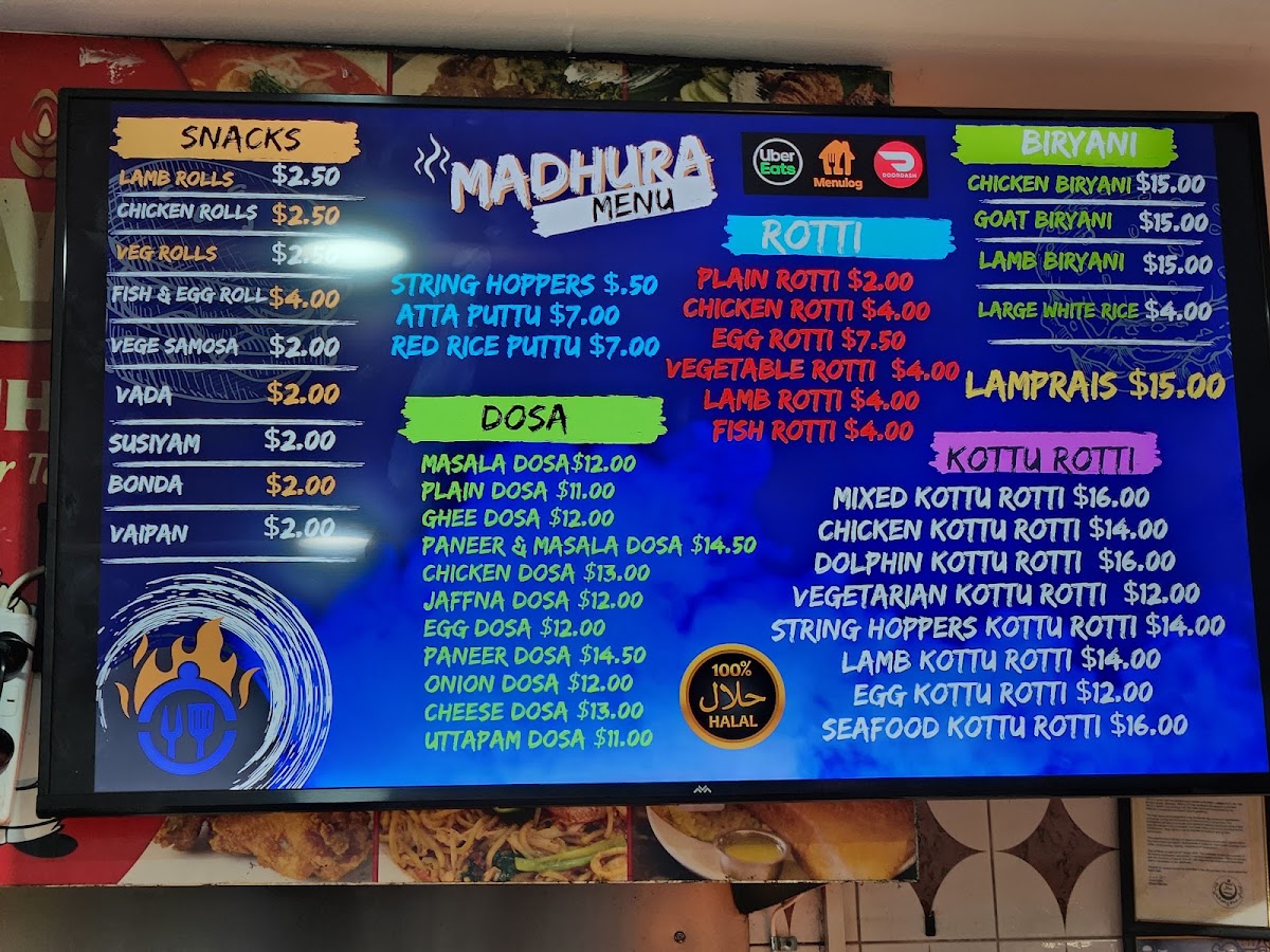 Menu Madhura Dine In & Take Away-2