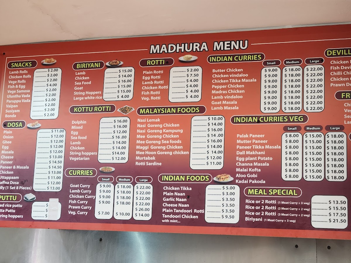 Menu Madhura Dine In & Take Away-3